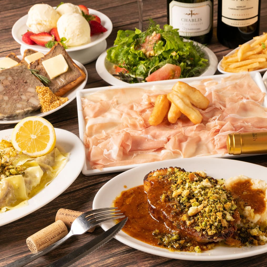  【飲み放題付き♪】GOLDの定番コース！ビストロコース4,000円◎の画像